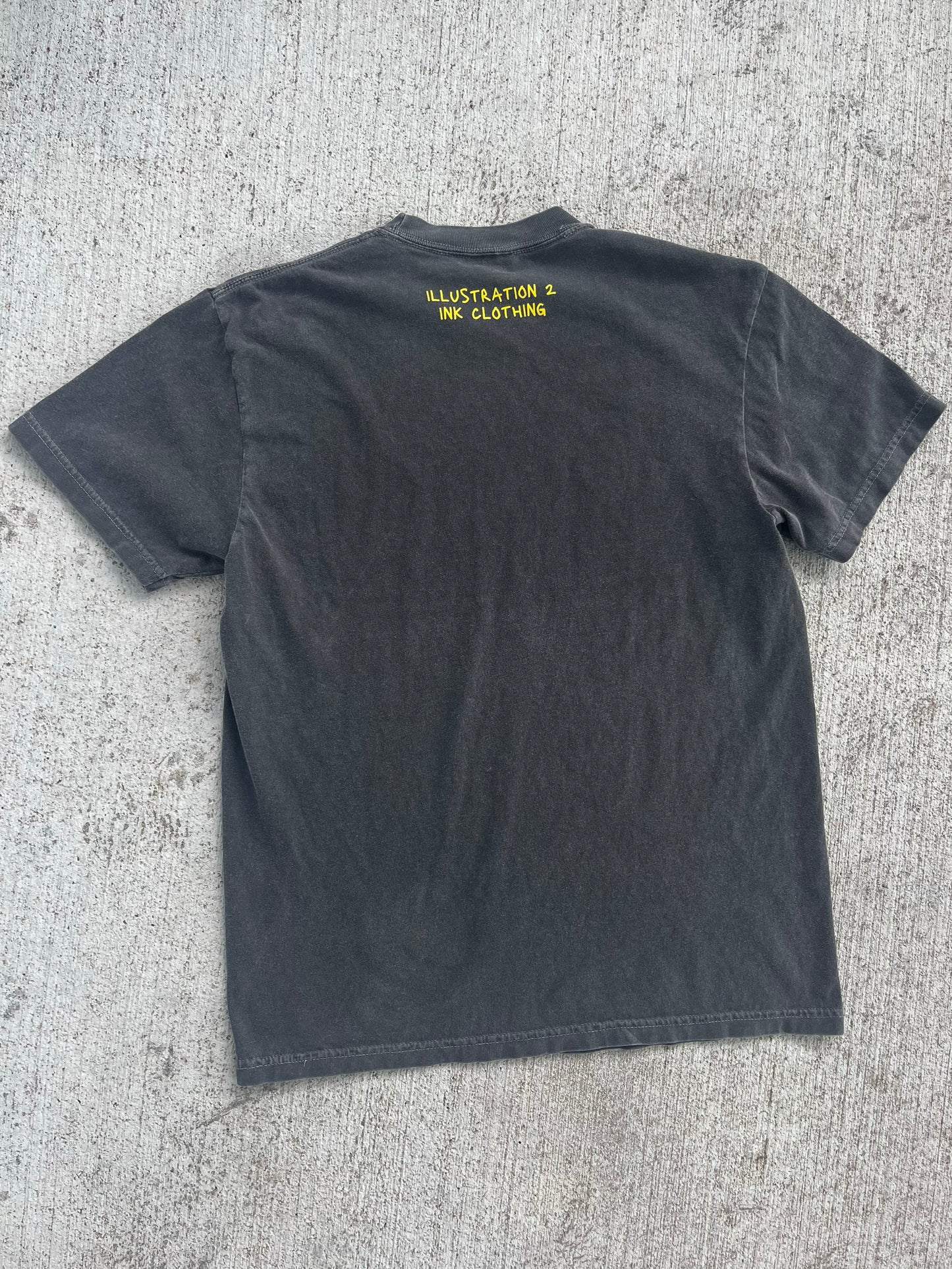 the world is better with u - dark grey tee