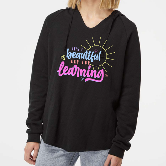 Beautiful Day for Learning - Women's Hooded Sweatshirt
