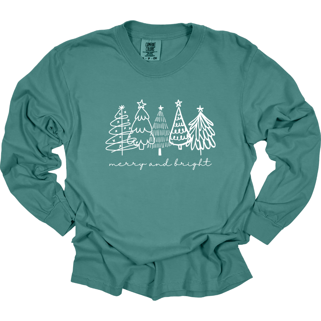 Merry and Bright Long Sleeve Shirt