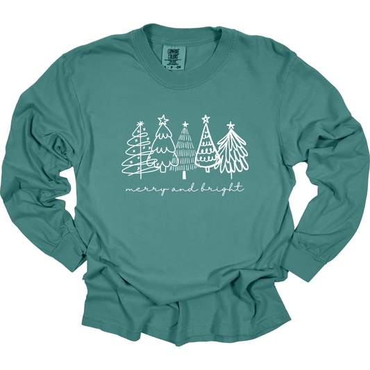 Merry and Bright Long Sleeve Shirt