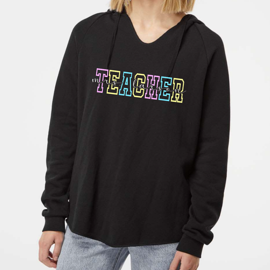 Teacher (customizable name) - Women's Hooded Sweatshirt