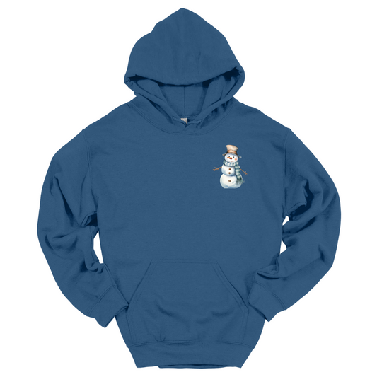 Mr. Snowman Hooded Sweatshirt