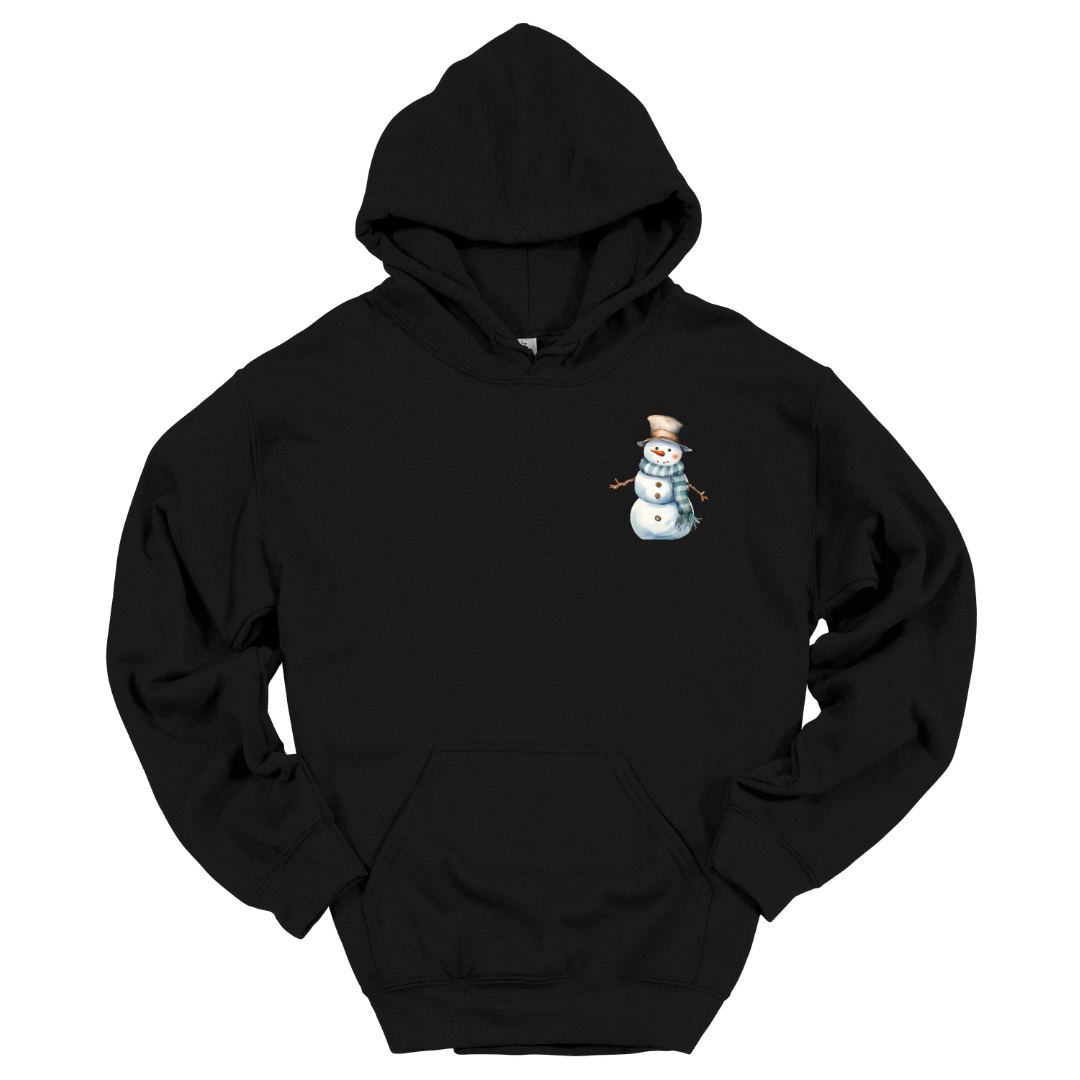 Mr. Snowman Hooded Sweatshirt