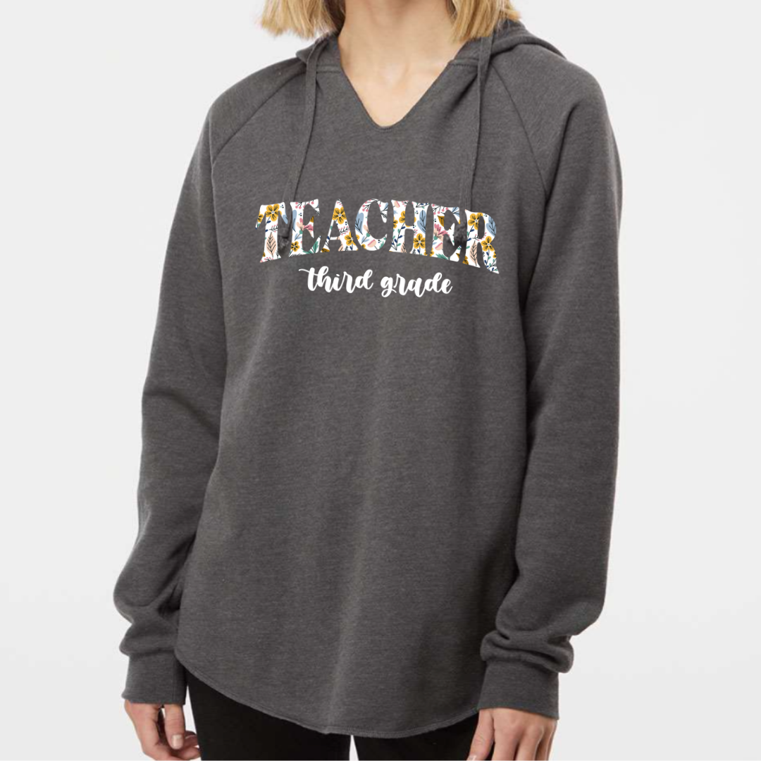 Teacher (customizable grade) - Women's Hooded Sweatshirt