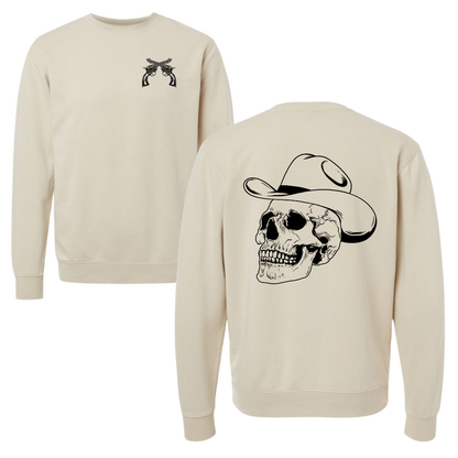 Cowboy Skull - Crew Sweatshirt