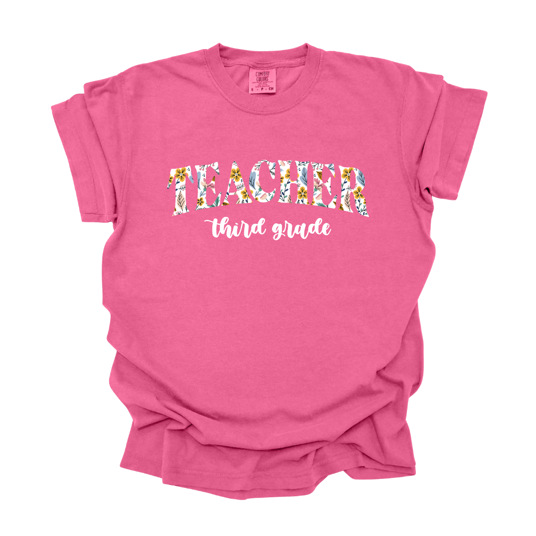 Teacher (customizable grade) - Tee