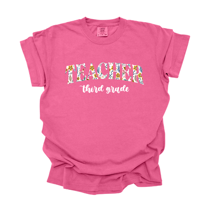 Teacher (customizable grade) - Tee