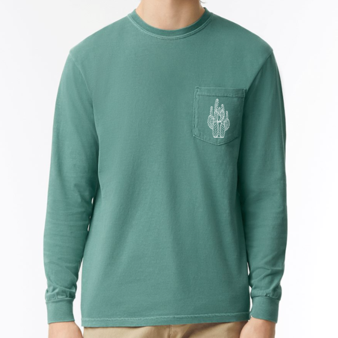 Cacti Long Sleeve Pocket Tee