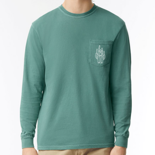 Cacti Long Sleeve Pocket Tee