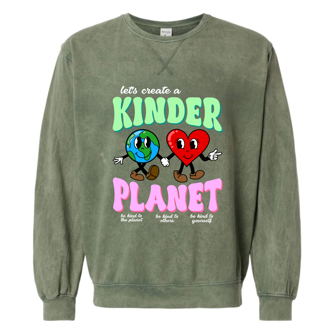Create a Kinder Planet - Crew Sweatshirt