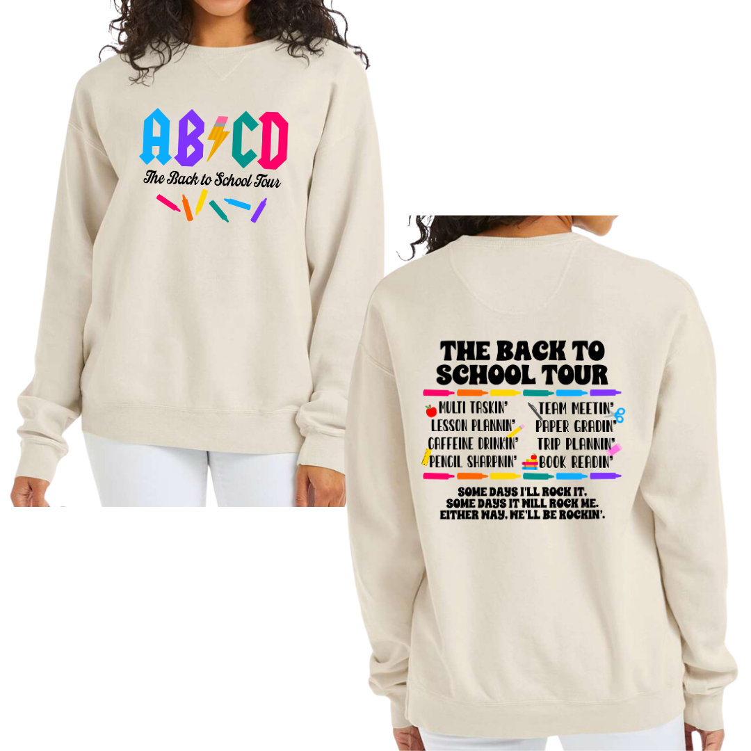 Back to School Tour - Crew Sweatshirt