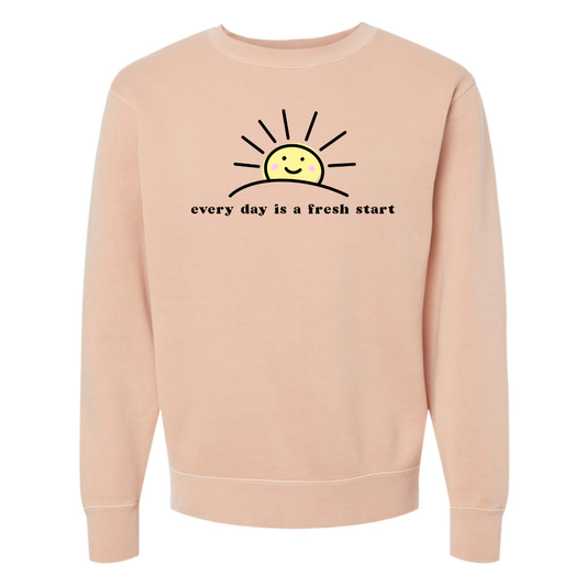 Every Day is a Fresh Start - Crew Sweatshirt