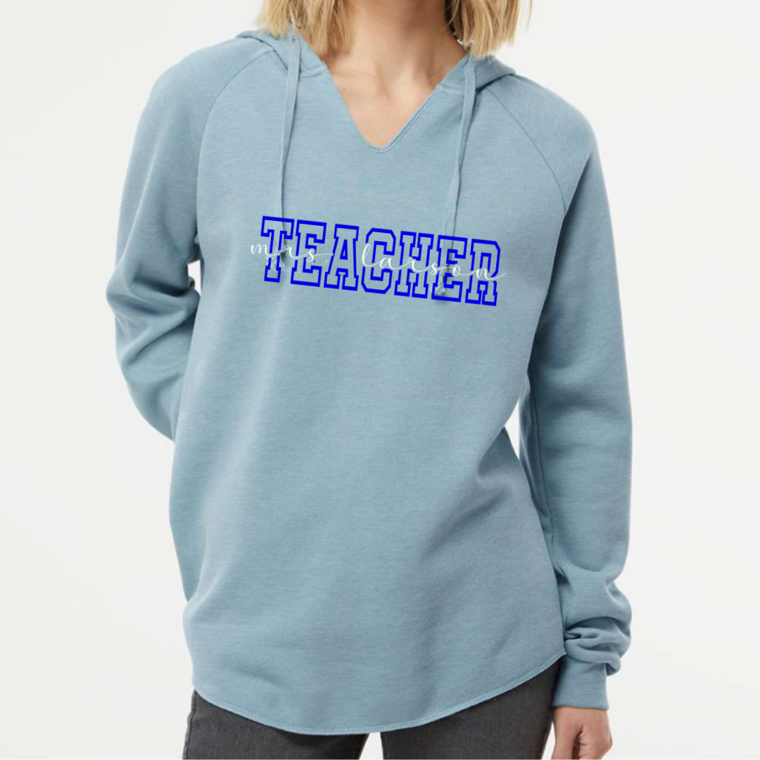 Teacher (customizable name) - Women's Hooded Sweatshirt