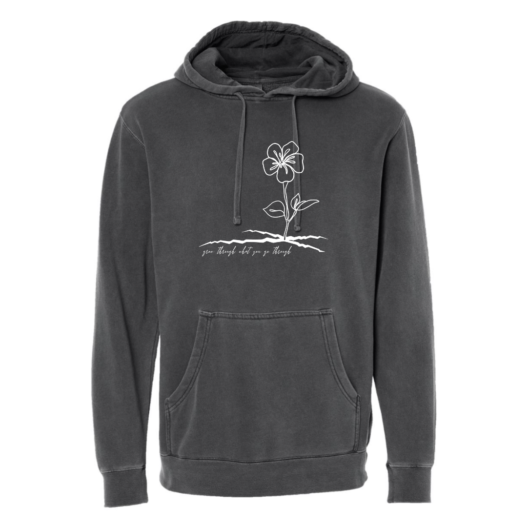 Grow Thru What You Go Thru - Hooded Sweatshirt