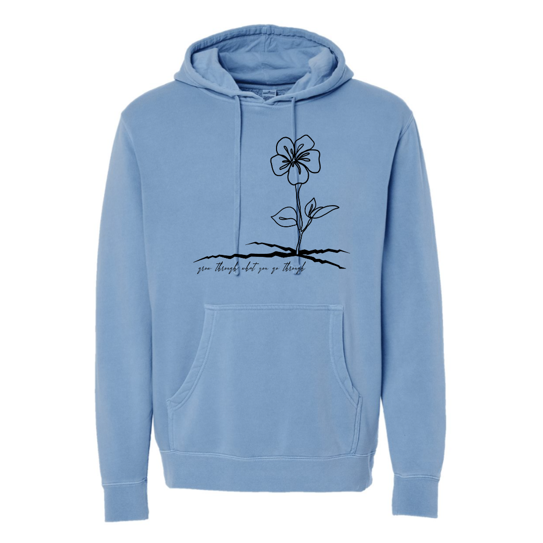 Grow Thru What You Go Thru - Hooded Sweatshirt