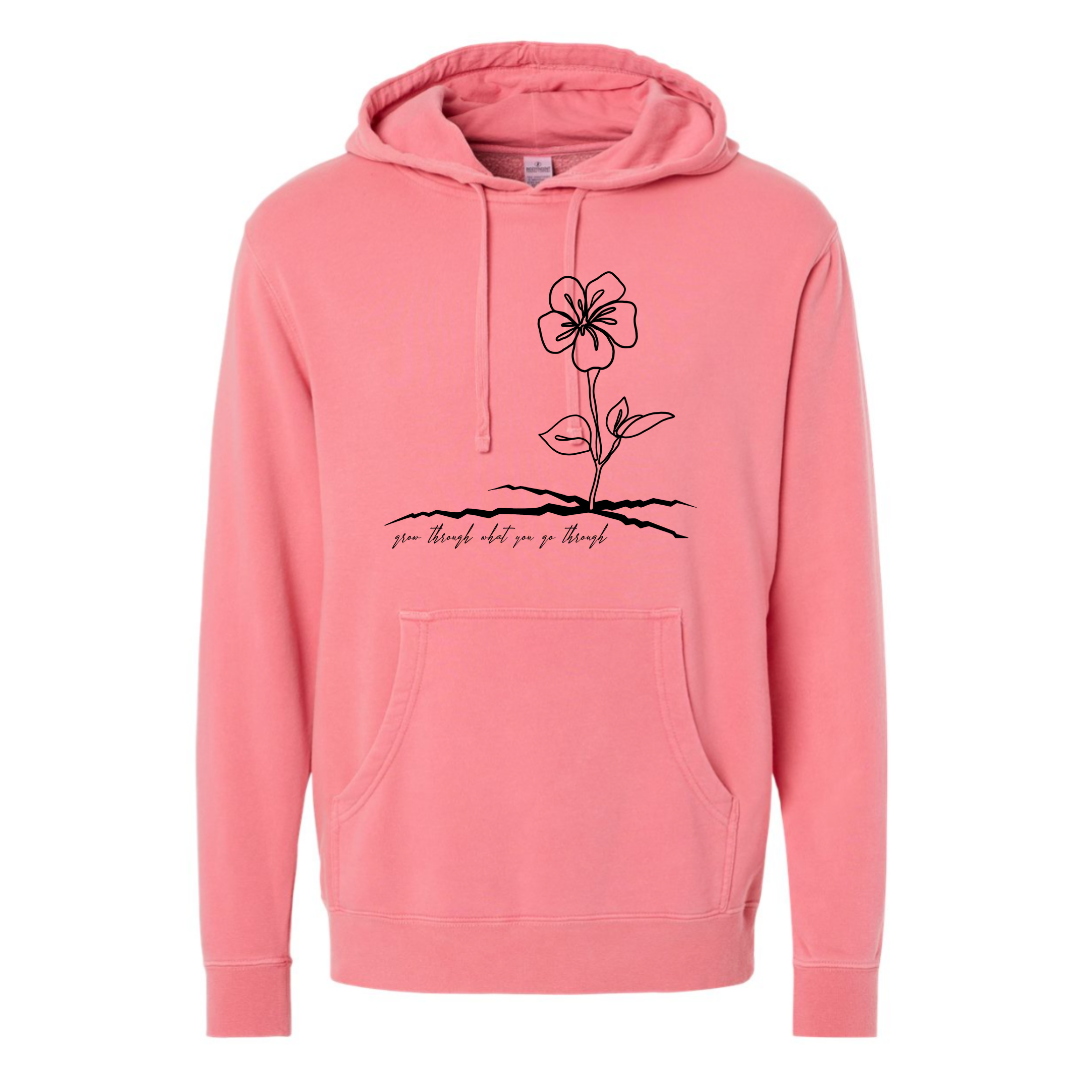 Grow Thru What You Go Thru - Hooded Sweatshirt