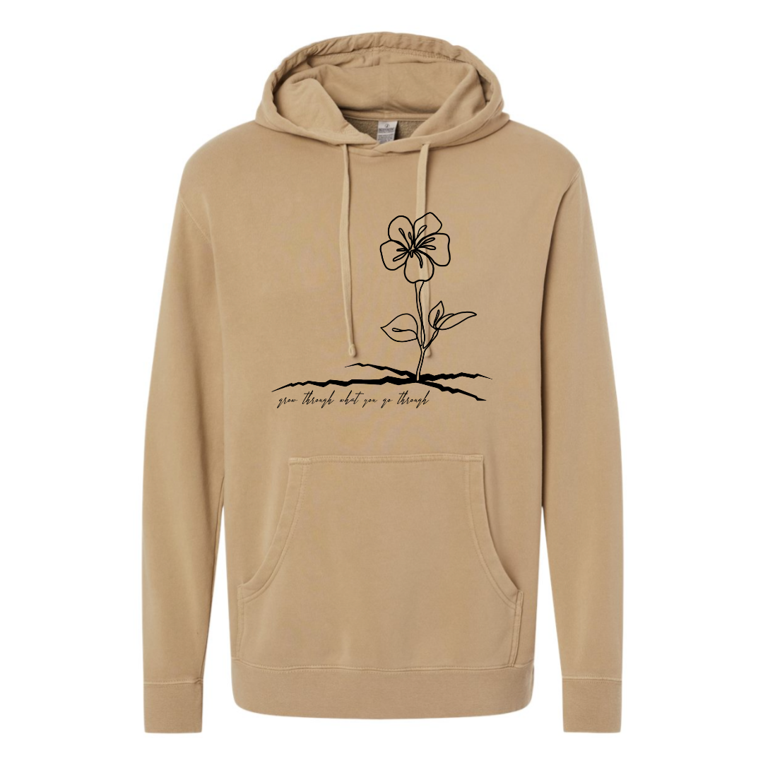 Grow Thru What You Go Thru - Hooded Sweatshirt