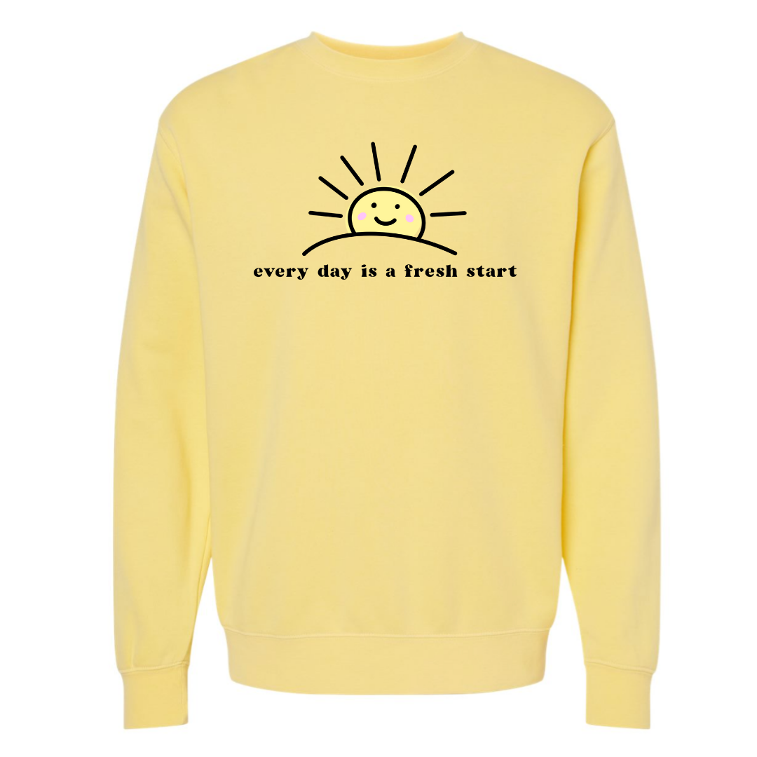 Every Day is a Fresh Start - Crew Sweatshirt