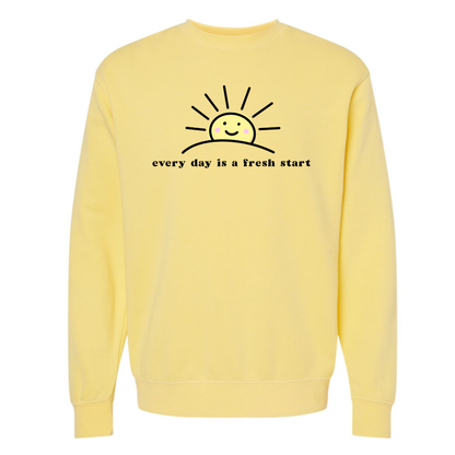 Every Day is a Fresh Start - Crew Sweatshirt