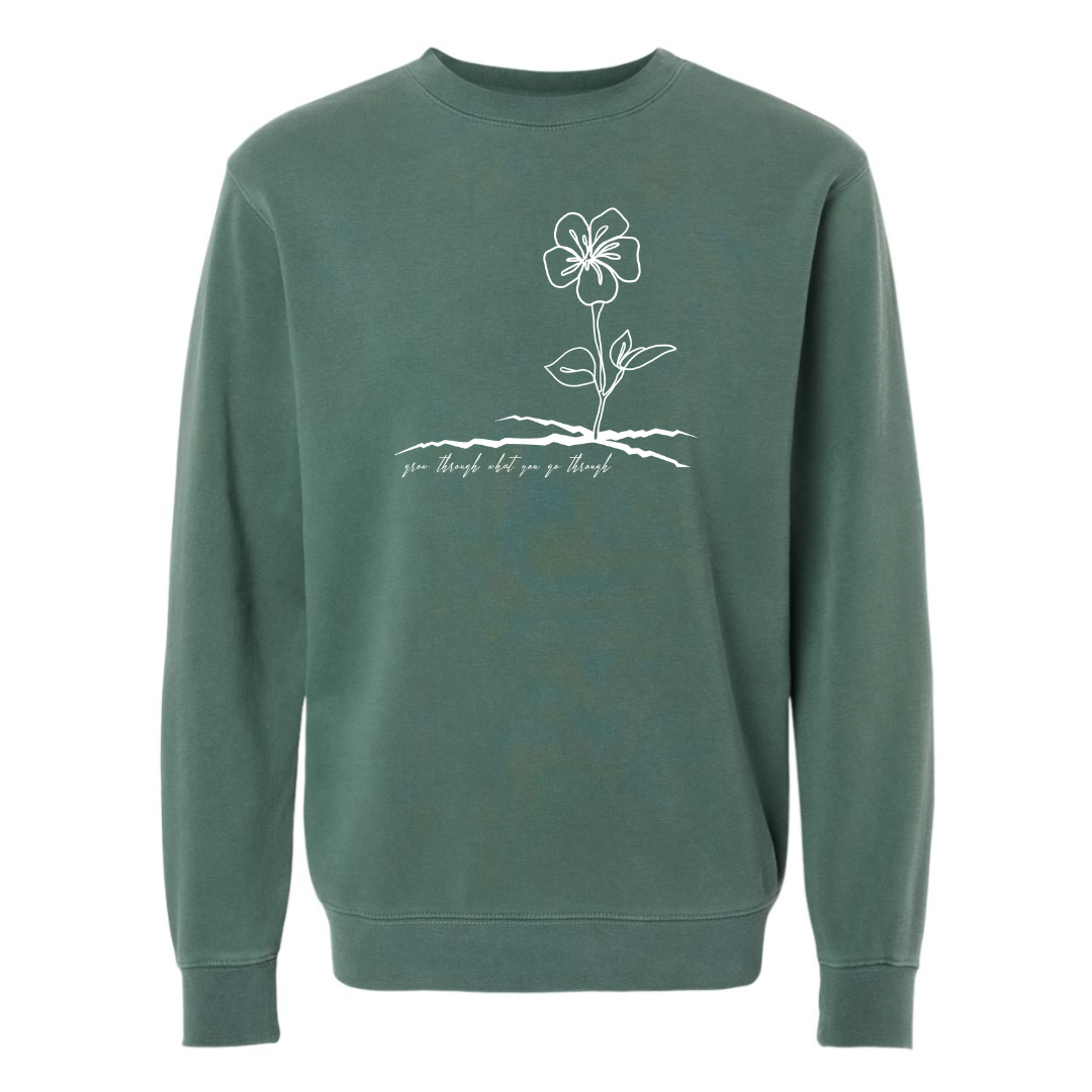 Grow Thru What You Go Thru - Crew Sweatshirt