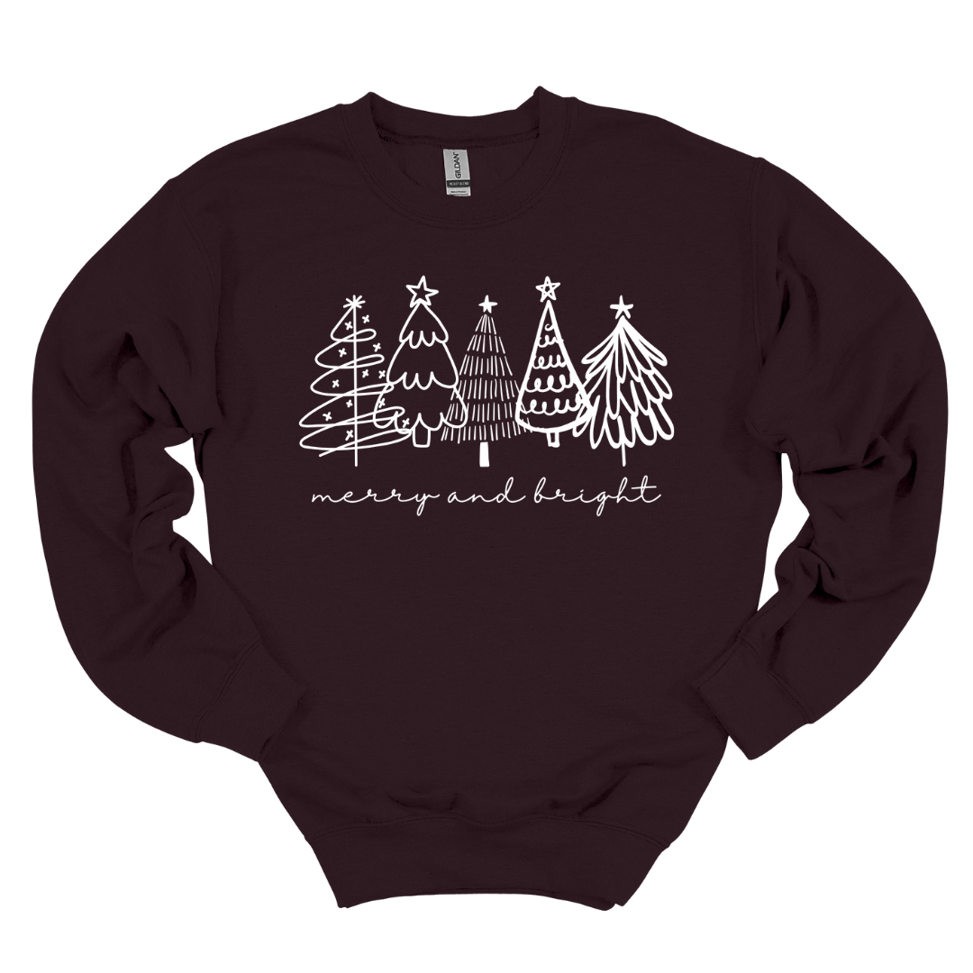 Merry and Bright Crewneck Sweatshirt