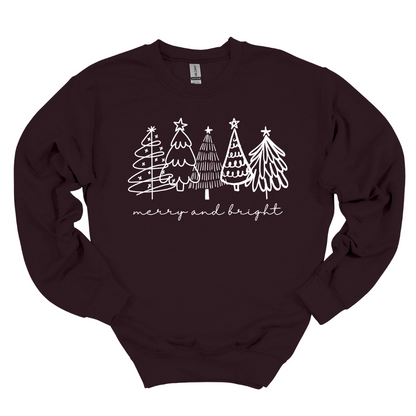 Merry and Bright Crewneck Sweatshirt
