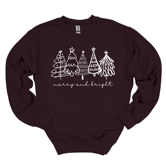 Merry and Bright Crewneck Sweatshirt