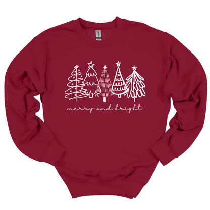 Merry and Bright Crewneck Sweatshirt