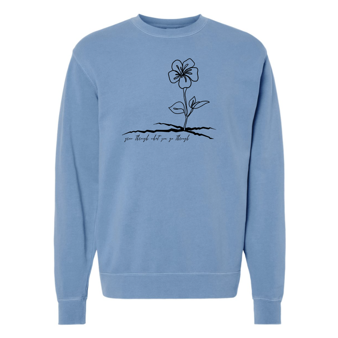 Grow Thru What You Go Thru - Crew Sweatshirt
