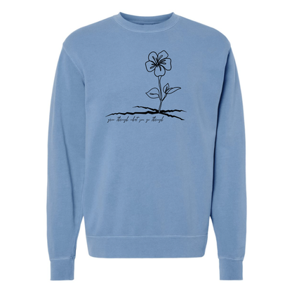 Grow Thru What You Go Thru - Crew Sweatshirt