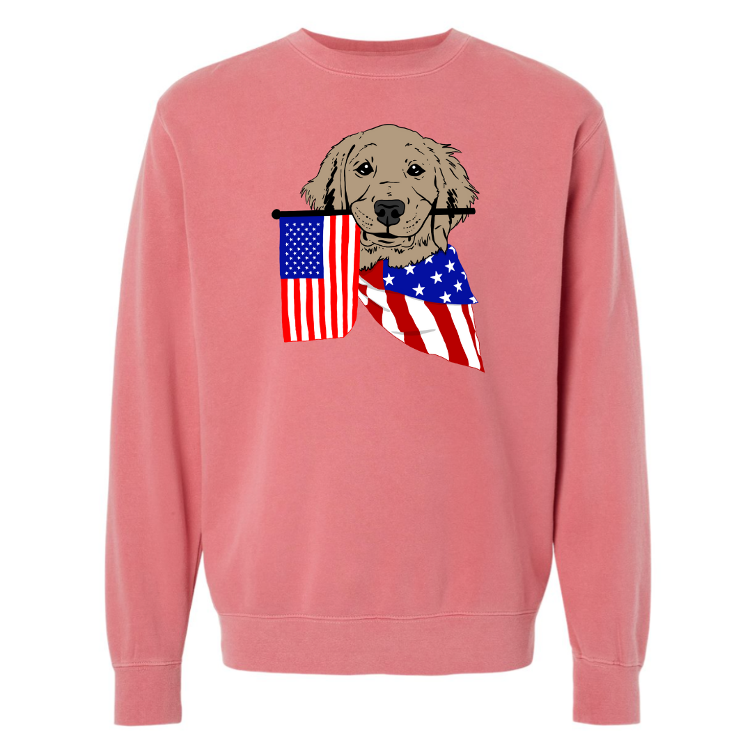 Patriotic Pup - Crew Sweatshirt
