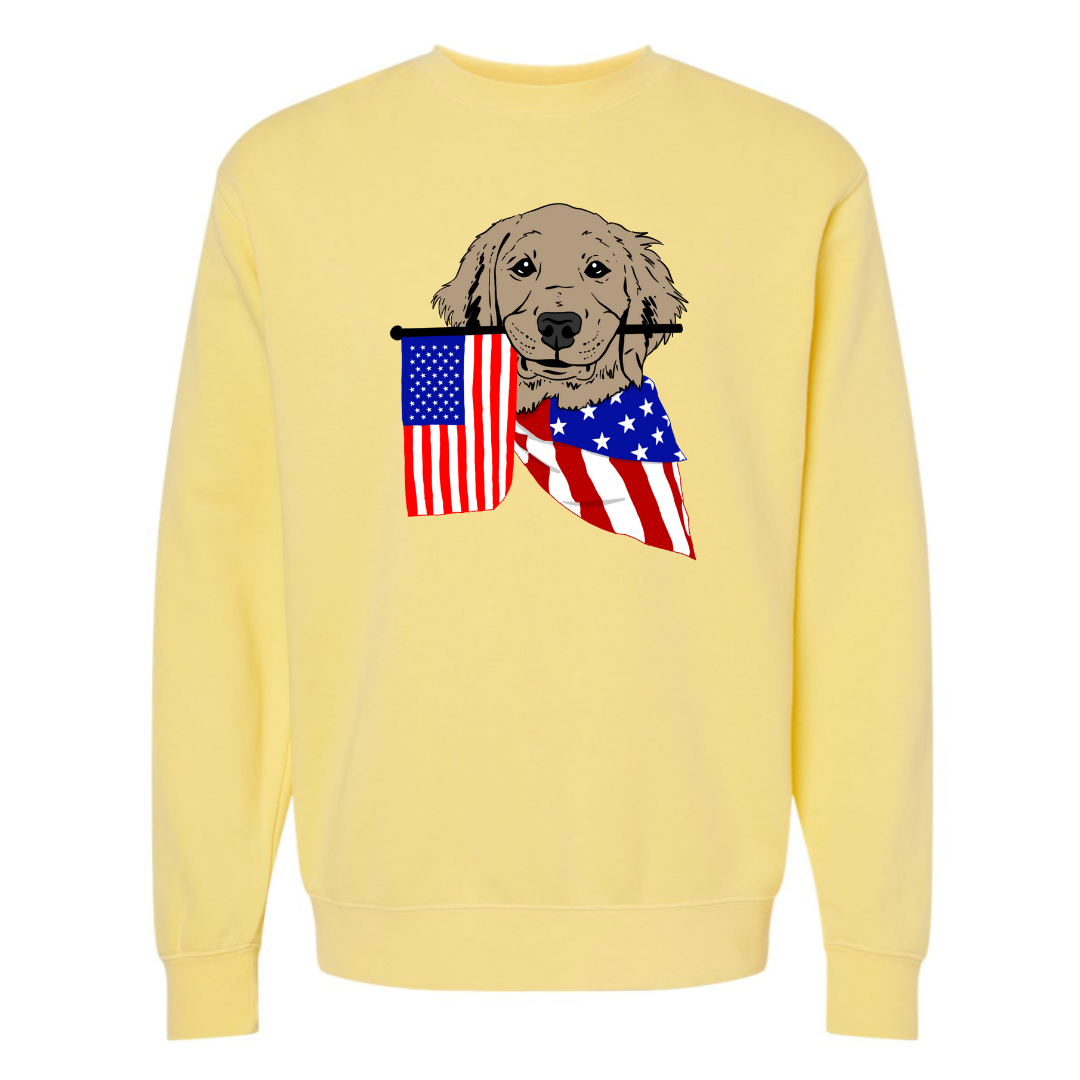 Patriotic Pup - Crew Sweatshirt
