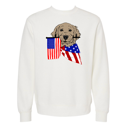 Patriotic Pup - Crew Sweatshirt