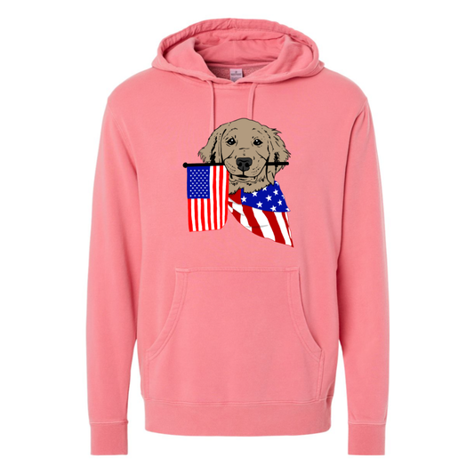 Patriotic Pup - Hooded Sweatshirt