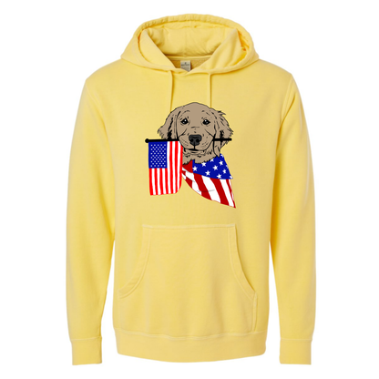 Patriotic Pup - Hooded Sweatshirt