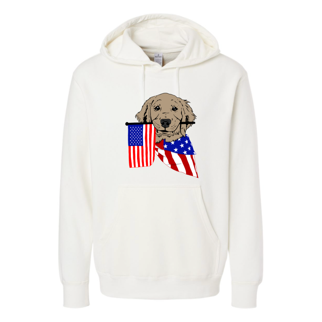 Patriotic Pup - Hooded Sweatshirt