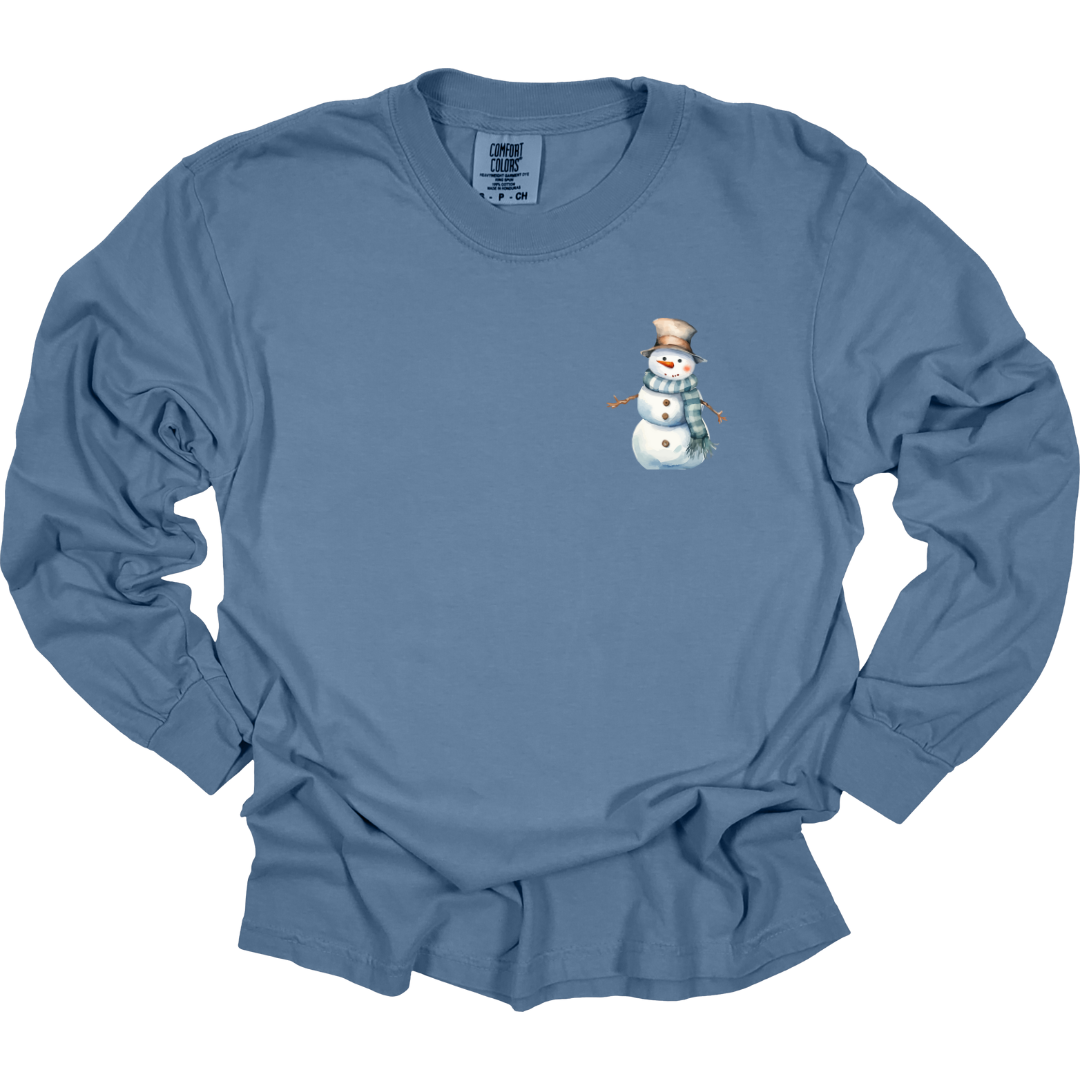 Mr. Snowman Long Sleeve Shirt