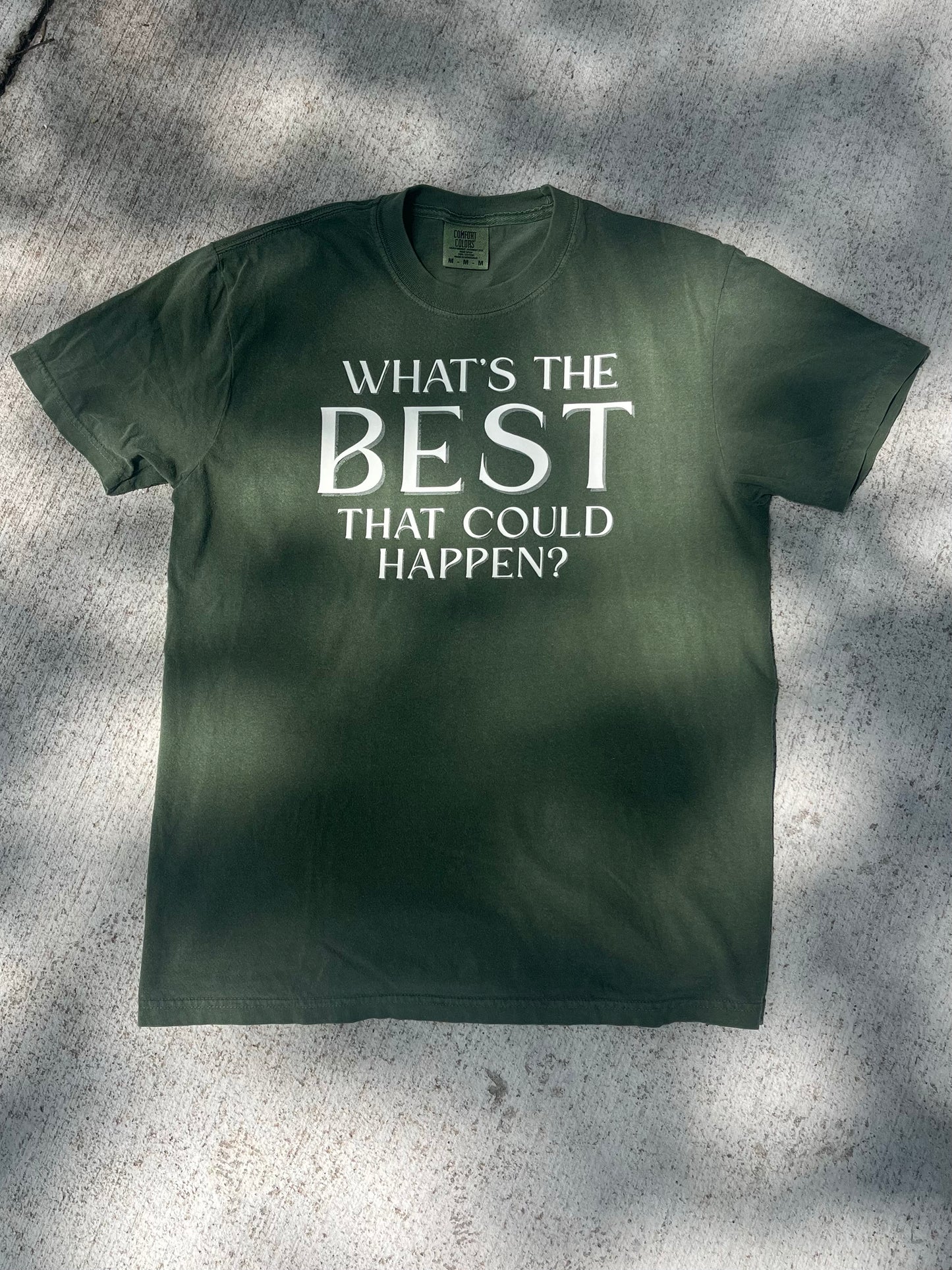 what's the best that could happen?- tee