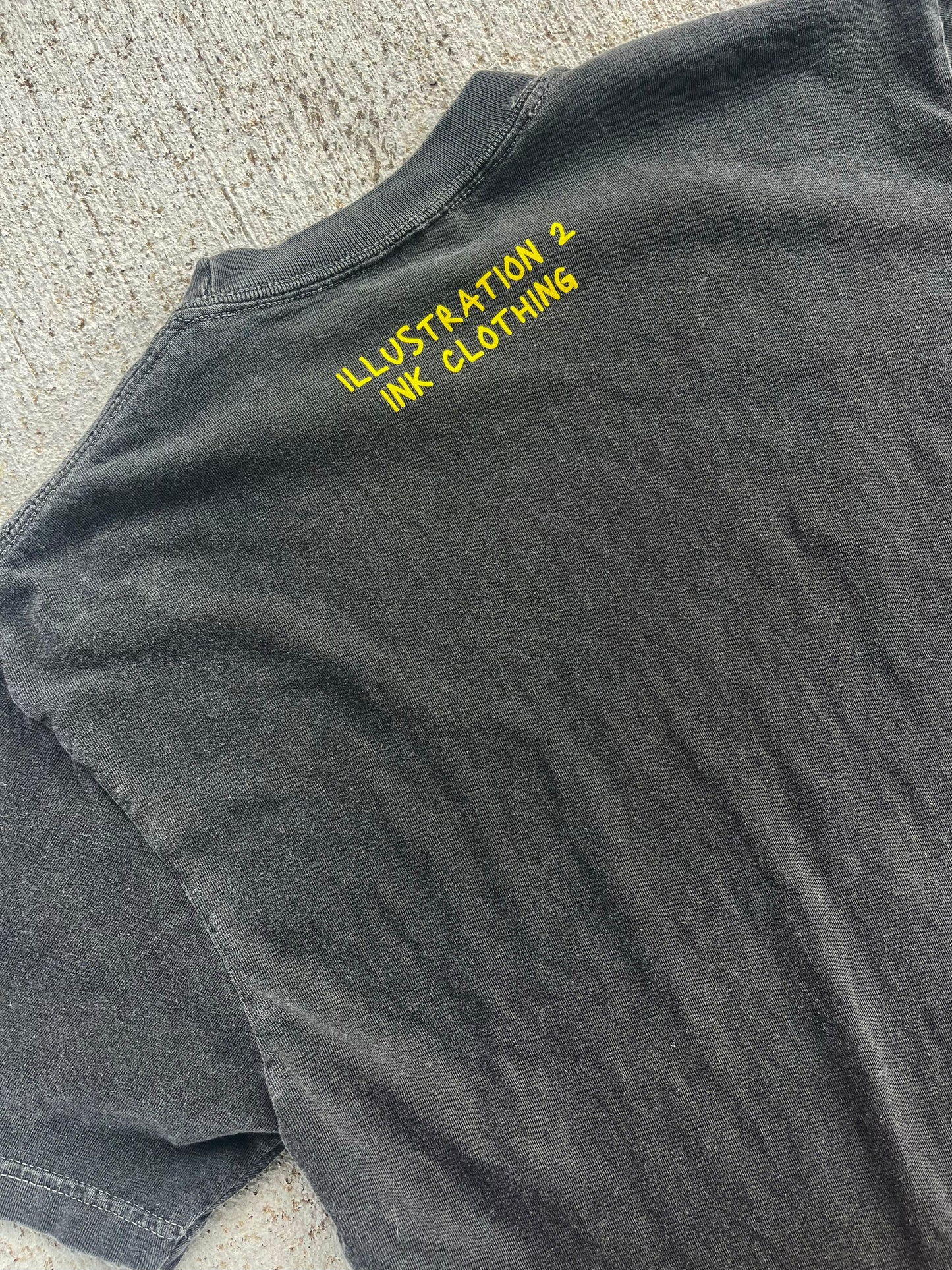the world is better with u - dark grey tee