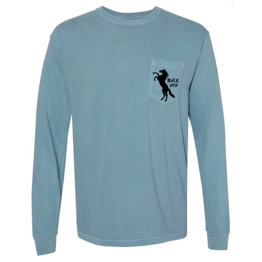 Buck Off - Long Sleeve Pocket Shirt
