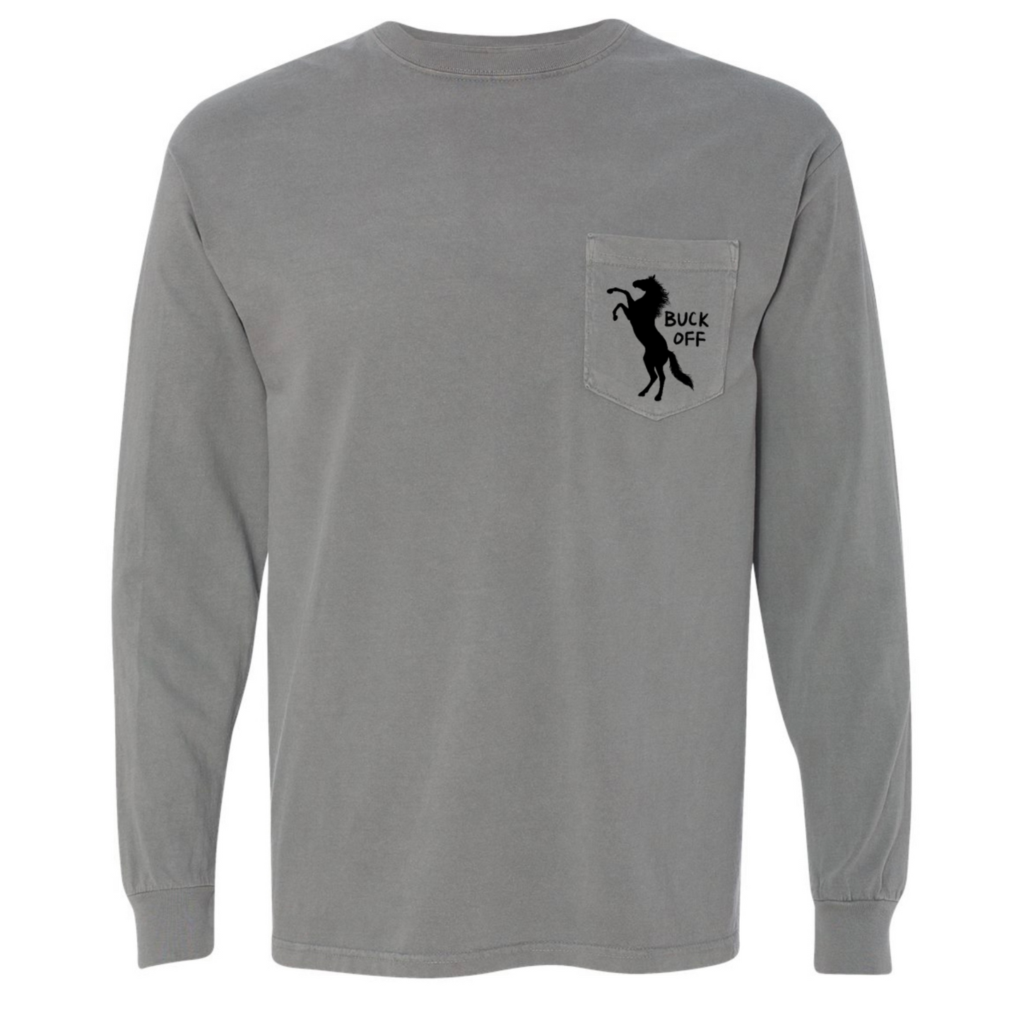 Buck Off - Long Sleeve Pocket Shirt