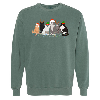 Christmas Cats - Crew Sweatshirt