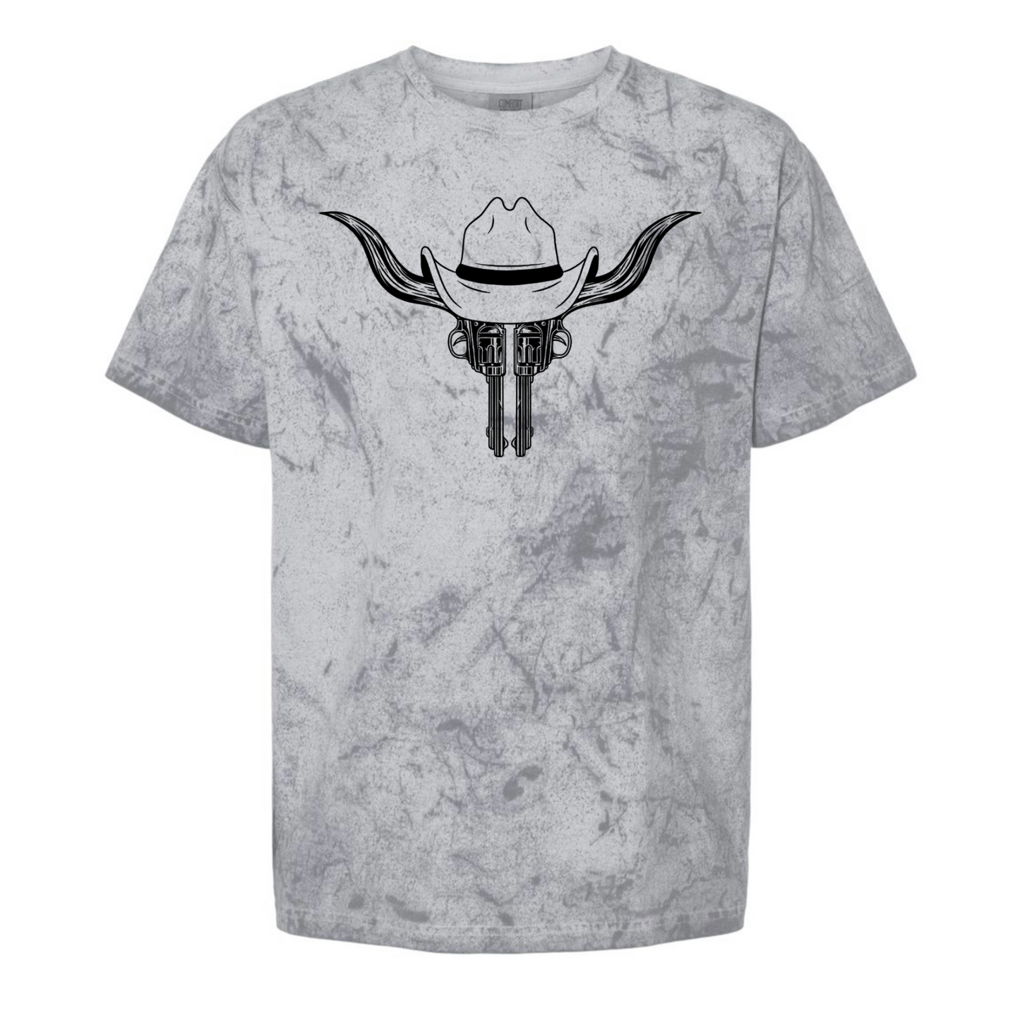 Pistol Cow Skull - Tee