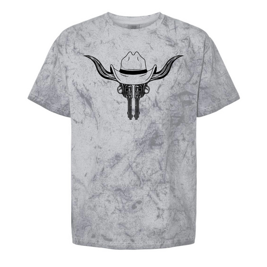 Pistol Cow Skull - Tee