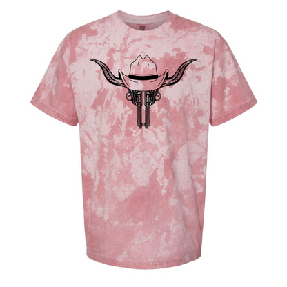 Pistol Cow Skull - Tee