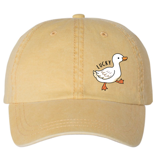 Lucky Duck Pigment-Dyed Cap