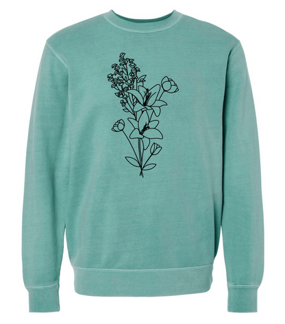 Smell the Flowers - Crew Sweatshirt