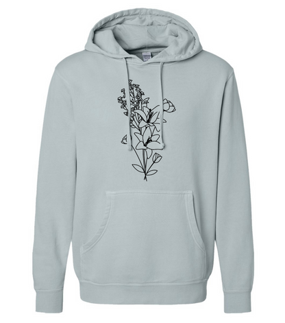 Smell the Flowers - Hooded Sweatshirt