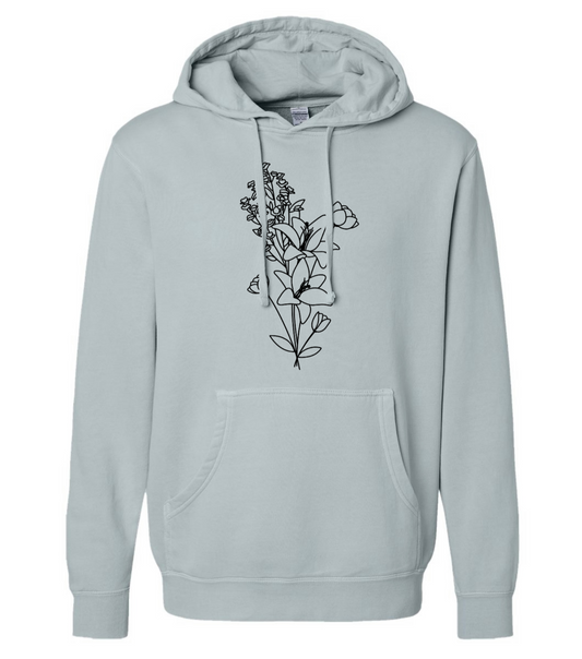 Smell the Flowers - Hooded Sweatshirt