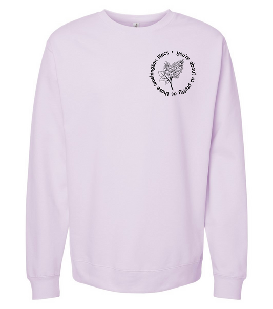 Washington Lilacs - Crew Sweatshirt